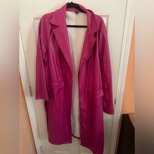 Very pleather trench